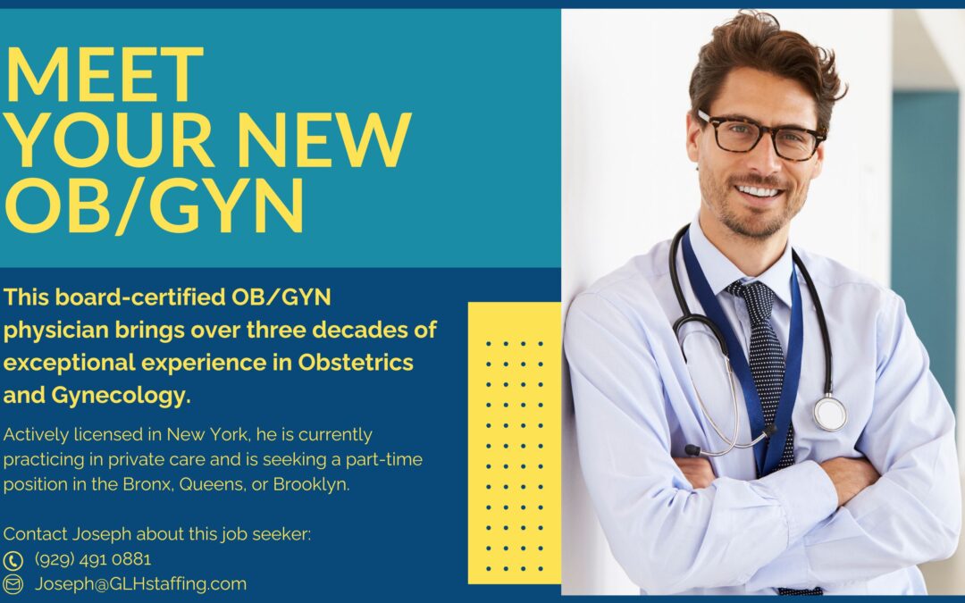 OB/GYN for hire in New York (Part-Time Opportunities)