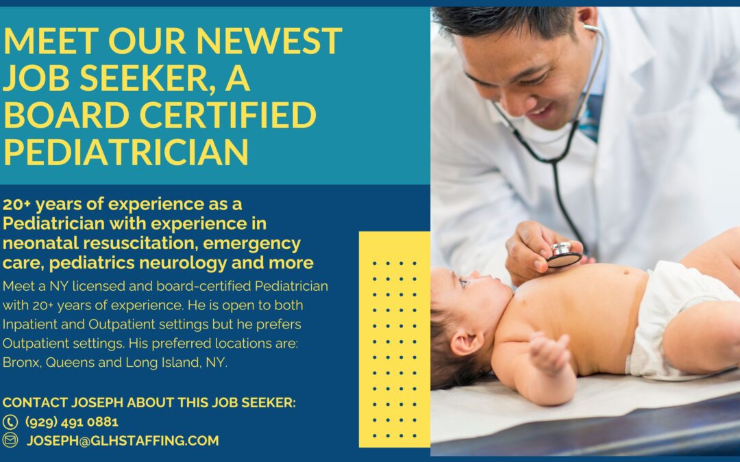 Meet an Experienced & Board-Certified Pediatrician Ready to Join Your Team